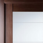 Arazzinni Maximum 209 Interior Door in a Wenge Finish with Frosted Glass 1