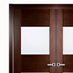 Aries–Interior-Double-Door-in-a-Wenge-Finish-with–Glass-Panels-1
