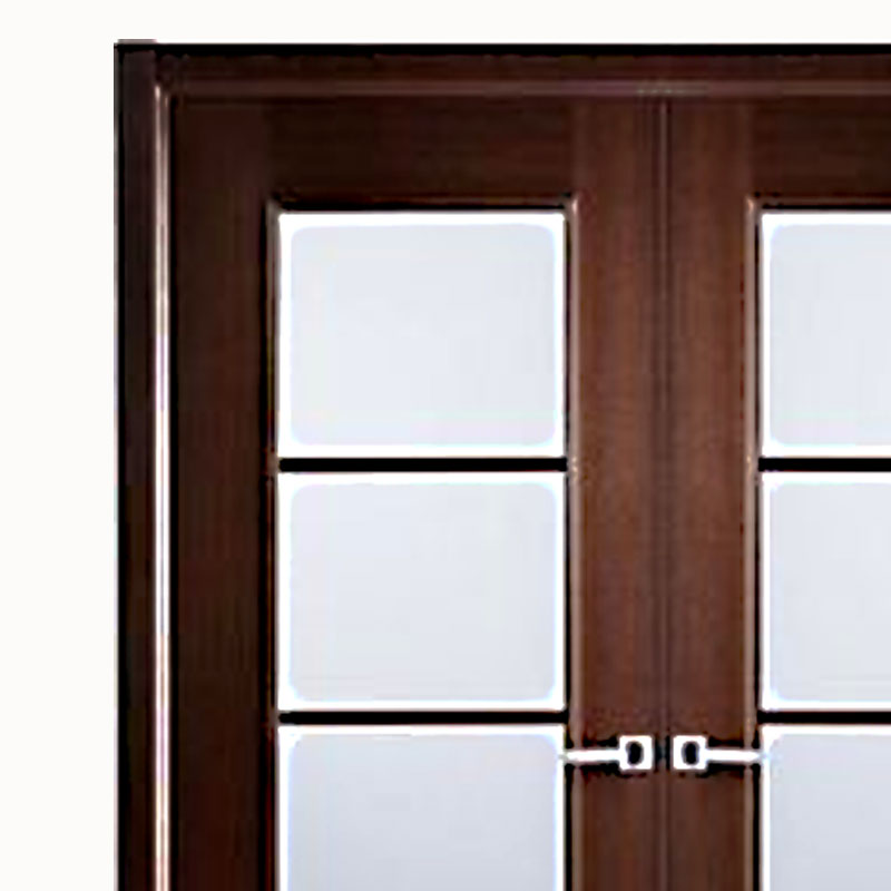 Aries Mia Interior Double Door In A Wenge Finish With