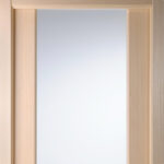 Arazzinni Grand 202 Interior Door in a Bleached Oak Finish with Frosted Glass 1