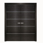 Aries-Mia–Interior-Double-Door-in-a-Black-Apricot-Finish-with-Silver-Strips